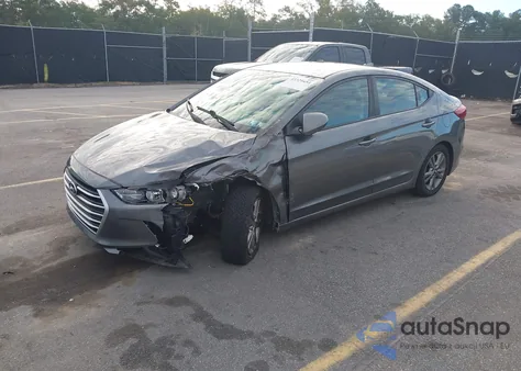 2018 Hyundai Elantra Sel z USA, uszkodzony, nr VIN 5NPD84LF7JH344351